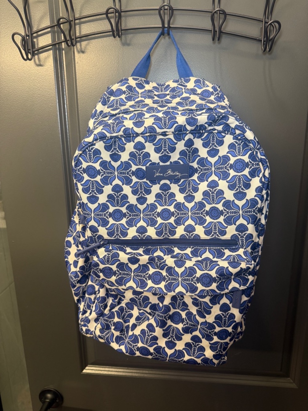 Vera Bradley Cobalt Tile Backpack